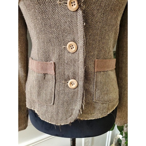 Lola Women's Beige Polyester Single Breasted Long Sleeve Casual Jacket Blazer M - Picture 5 of 15